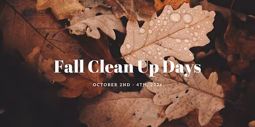 Fall Clean Up Days