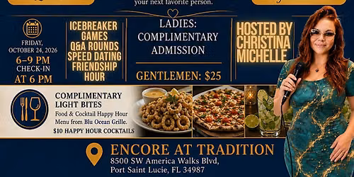 45+ Speed Dating & Friends Mixer