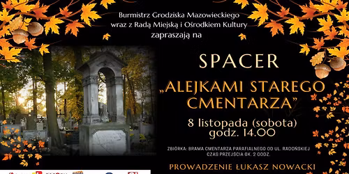  Jesienny spacer \u201eAlejkami starego cmentarza\u201d