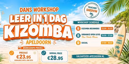 Kizomba Bootcamp In Apeldoorn | Learn Kizomba 1 Day