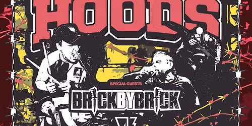 FREE ENTRY Hoods (US) Brick By Brick (US) + Support | Live At Subside Birmingham