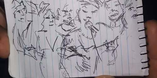 Girl Friday and the Sepia Tones at The Lomond - full band extravaganza!