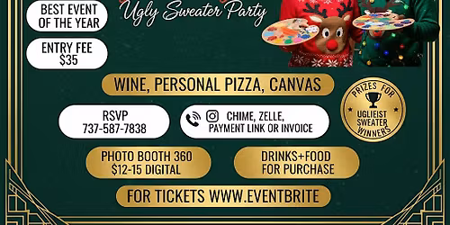 Paint N Sip & Game Night Ugly Sweater  DayParty at Tanks