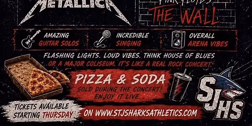 SJHS Guitar 2,3 presents The Arena Rock Throwdown!