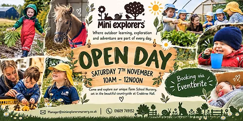 Mini Explorers Nursery | Open Day