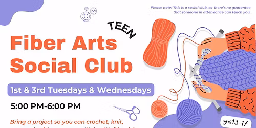 Teen: Fiber Arts Social Club
