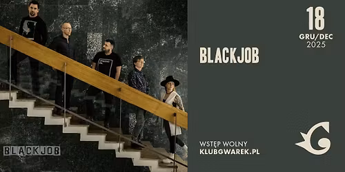 BlackJob | Muzyczne Pogwarki | 18\/12\/2025 | Krak\u00f3w, Klub Gwarek