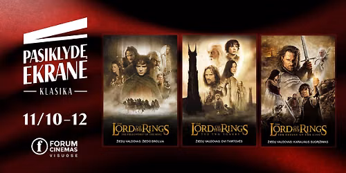 PASIKLYD\u0118 EKRANE kino klasika: \u017died\u0173 valdovas