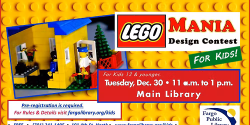 LEGO Mania Design Contest for Kids
