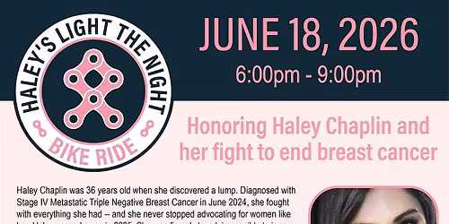 Haley's Light the Night Bike Ride