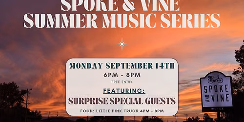 Spoke & Vine Summer Music Series- Surprise Performance