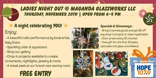 Ladies Night Out @ Maganda Glassworks LLC