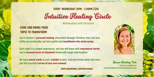 Christina\u2019s Intuitive Healing Circle