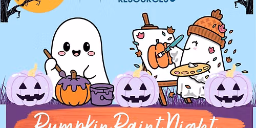 Family Resources Pumpkin Paint night at Skinnys BBQ