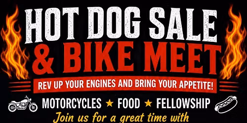 Hot dog sale-bike meet 