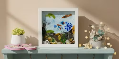 Glass Fused Fish Shadowbox