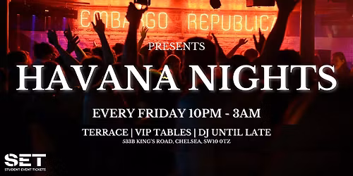 HAVANA NIGHTS @ EMBARGO REPUBLICA