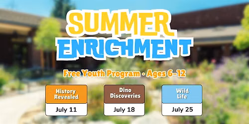 Summer Enrichment Program- Dino Discoveries (Afternoon Session)