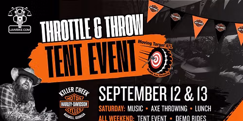 Throttle & Throw Tent Event