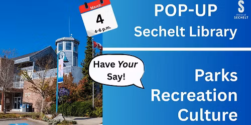 Parks and Rec Pop-Up at the Library!