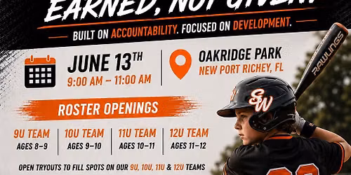 Starkey Wranglers Tryouts\/Evaluations