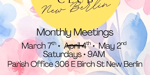 May 2nd Meeting - Community Women\u2019s Club