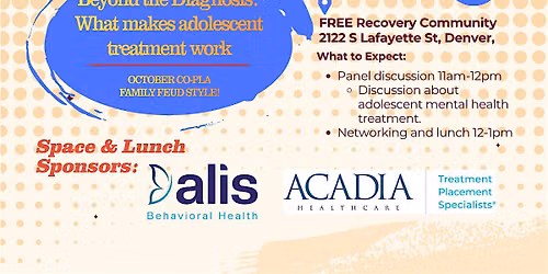 October CO-PLA | Beyond the Diagnosis: What makes adolescent treatment work