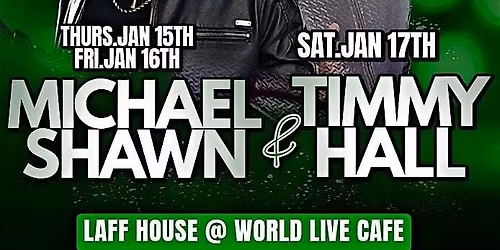 Timmy Hall and Michael Shawn perform in separate shows.