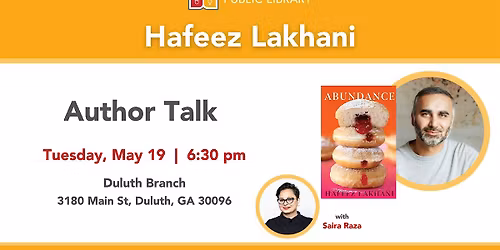 Author Talk with Hafeez Lakhani