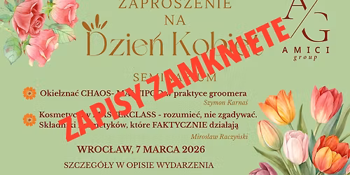 DZIE\u0143 KOBIET Z AMICI AKADEMI\u0104 GROOMINGU