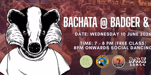 FREE Bachata @ Badger & Co \ud83d\udc83\ud83d\udd7a