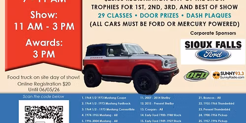 40th Annual All Ford Car Show