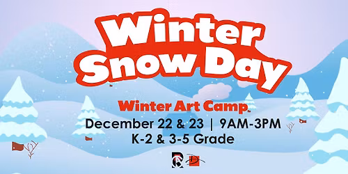 Winter Snow Day Art Camp