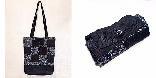 Foldaway tote bag workshop