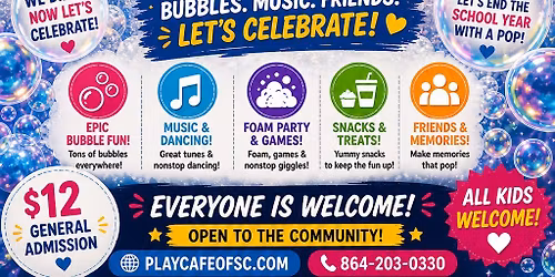 END OF SCHOOL BUBBLE BASH