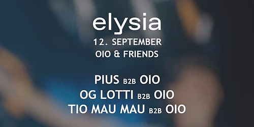 Elysia Samstag 12. September