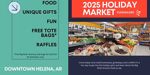 Big River Grocery Co-op Holiday Market Fundraiser
