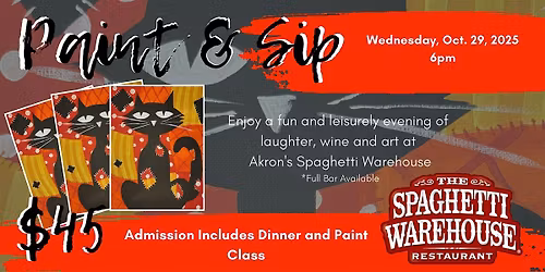 Patchwork Cat Paint and Sip