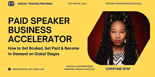 Paid Speaker Business Accelerator 2026