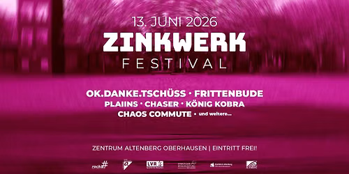 Zinkwerkfestival 2026