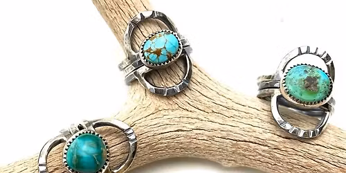 "Make it at Meltdown" Double Rainbow Stack Ring Set