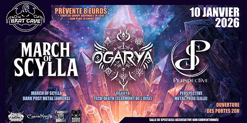 March Of Scylla + Ogarya + Perspective @ La Brat Cave (Lille)