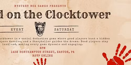 MBG Presents Blood on the Clocktower