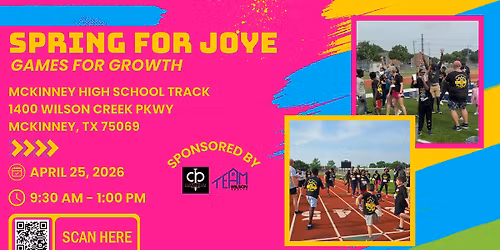 Spring for JOYE - Games for Growth - Field Day Event and in-person 1-mile fun run\/walk or 5k!!