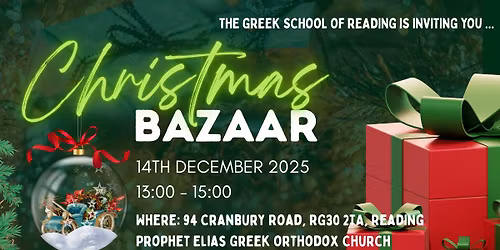 Prophet Elias Orthodox Church Reading Christmas Bazaar 2025