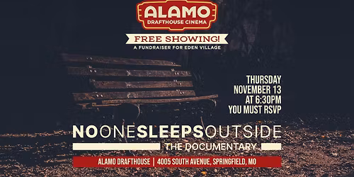 Eden Village Documentary Showing at Alamo Drafthouse FREE
