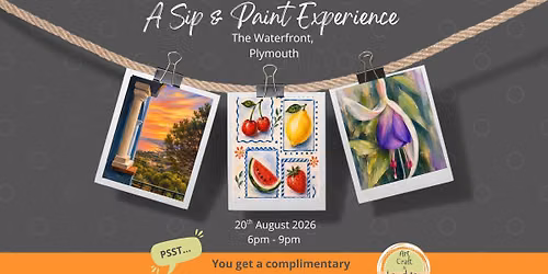 A Sip & Paint Experience