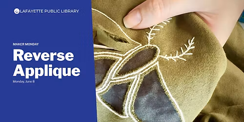 Maker Mondays: Reverse Applique