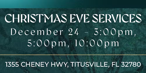 Christmas Eve Services at Indian River Church