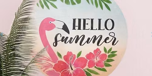 Flamingo Summer Doorhanger Class